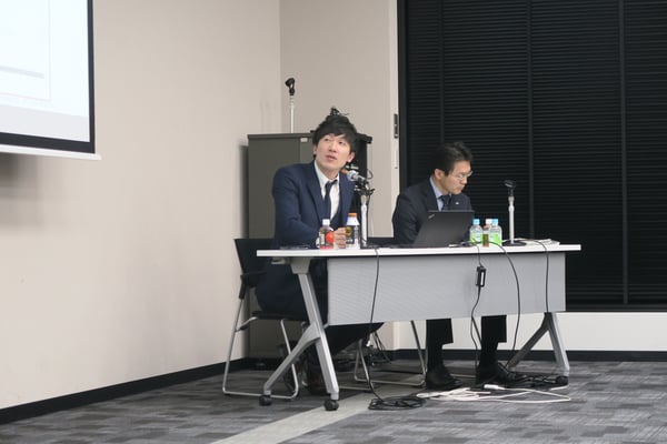 株式会社JR東日本ウォータービジネス  富田 勝己氏　株式会社フォワード　伊佐陽介