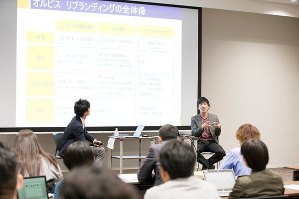 オルビスの松枝氏とフォワード伊佐